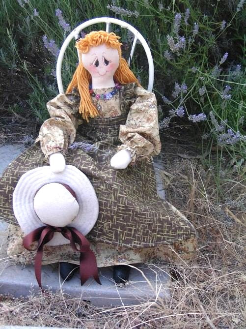 Alicia country doll pattern PDF download