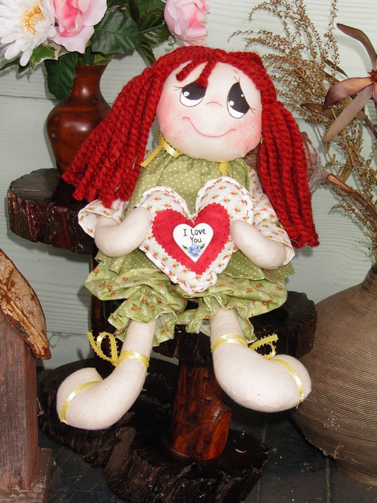 Bailey  Country Doll PDF pattern