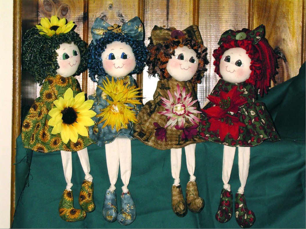 Kandee country doll pattern PDF download