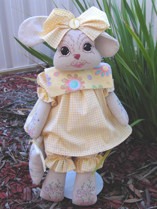 Goodnight Poppet bunny doll pattern PDF download